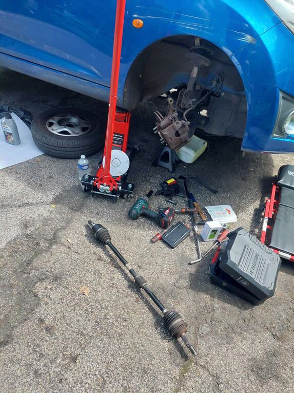 Remplacement de cardan